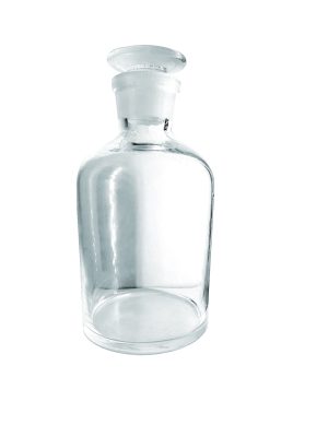 Apothecary Bottle With Ground Glass Stopper, Clear 125ml