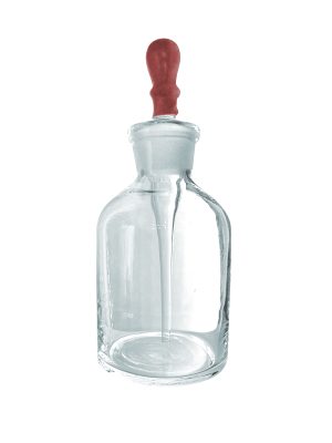 Apothecary Bottle with Dropper, Clear