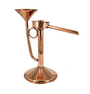 Tall Standing Copper Parrot Spout