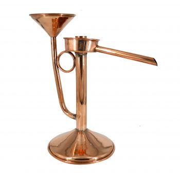 Tall Standing Copper Parrot Spout